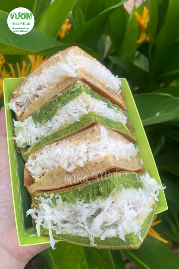 bánh bò kẹp dừa cade
